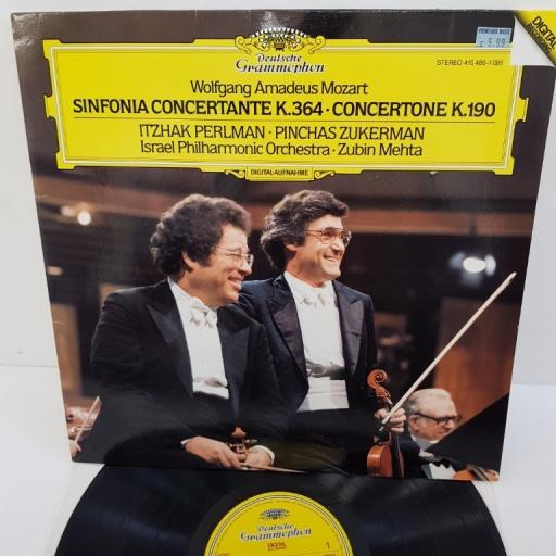 Wolfgang Amadeus Mozart ‎– Sinfonia Concertante KV 364 - Concertone KV 190, 415 486-1, 12" LP