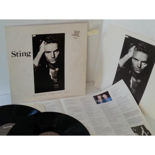 STING nothing like the sun, double album, limited edition cover print, AMA 6402