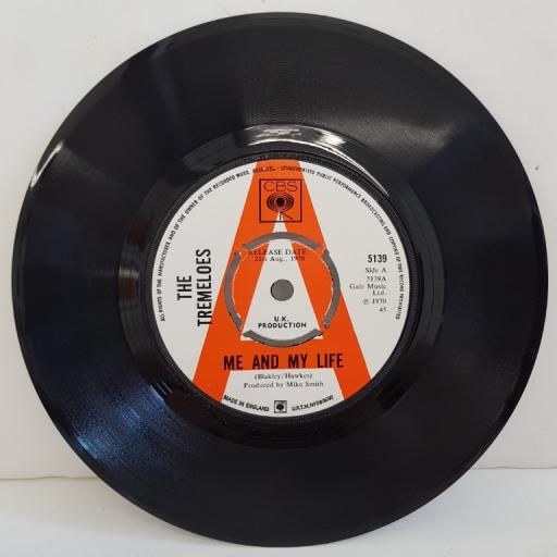 THE TREMELOES, me and my life, B side try me, 5139, 7" single, promo