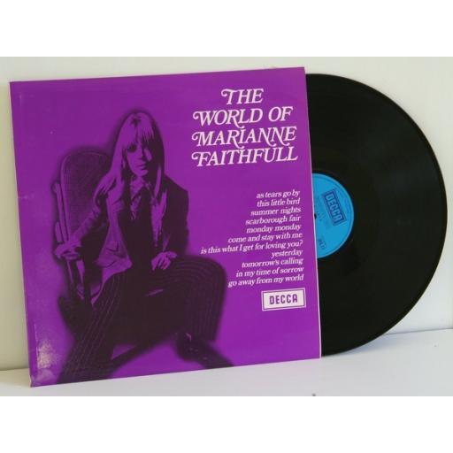 MARIANNE FAITHFULL, the world of Marianne Faithfull. F