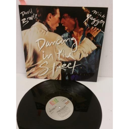 DAVID BOWIE AND MICK JAGGER dancing in the street, 12 inch single, 12EA 204