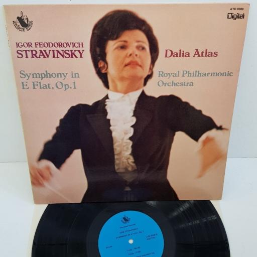 Igor Stravinsky, Dalia Atlas And The Royal Philharmonic Orchestra ‎– Symphony No.1,Op.1 In E Flat Major, ATD 8306, 12" LP