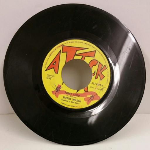 DELROY WILSON honey child / time is running out, 7 inch single, ATT 8120
