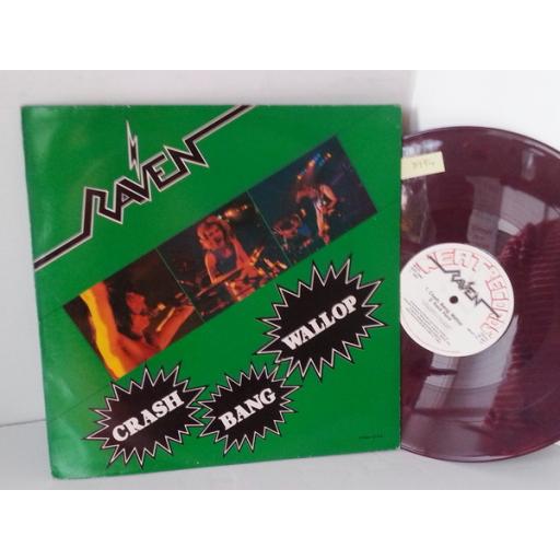 RAVEN crash bang wallop, NEAT 15, 12 inch single, marbled vinyl