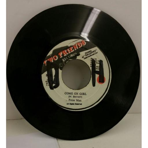 PETER MAN come on girl, 7 inch single