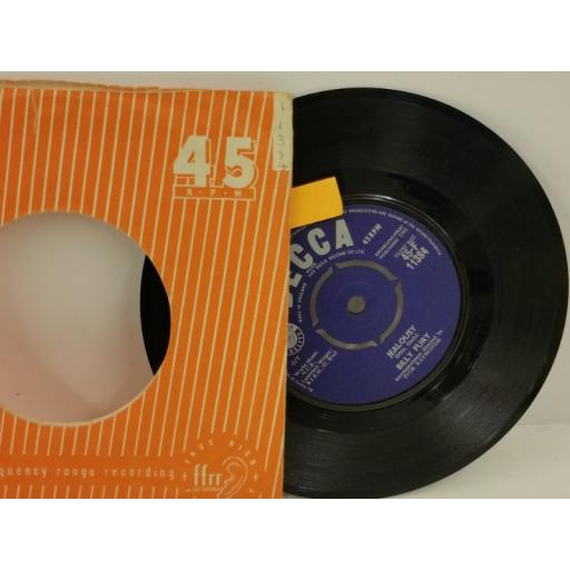 BILLY FURY jealousy, 7 inch single, 45-F 11384
