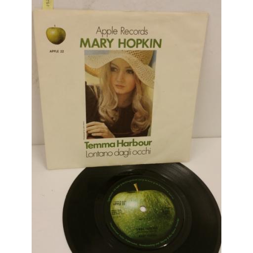 MARY HOPKIN temma harbour, 7 inch single, APPLE 22