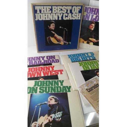 JOHNNY CASH the best of johnny cash, 6 x vinyl boxset, GJC 6A