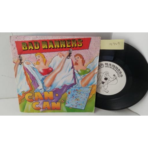 BAD MANNERS can can, 7" single, MAG 190