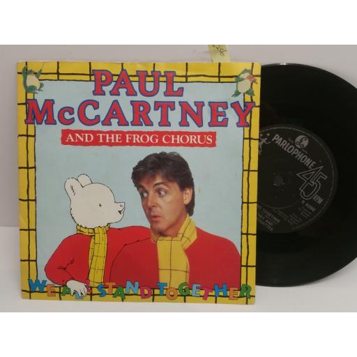 PAUL McCARTNEY and the frog chorus, We all stand together. 7 inch picture sleeve. R6086