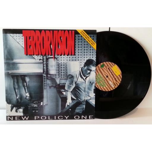 TERRORVISION new policy one, 12" Vinyl, 3 tracks. Includes poster.