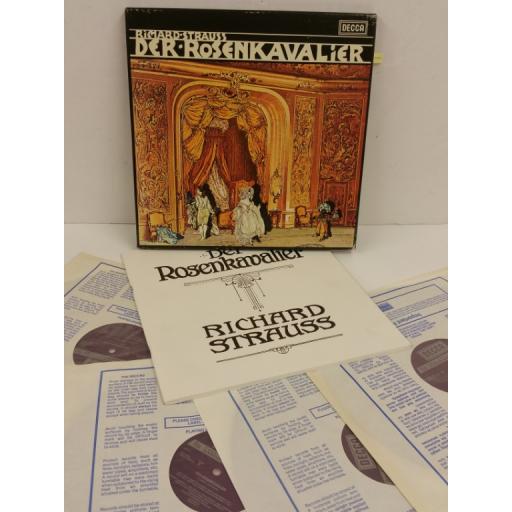 RICHARD STRAUSS der rosenkavalier, 4 x lp, booklet, boxset, 418-21