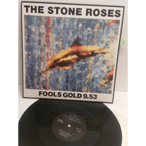 THE STONE ROSES fools gold 9.53 12 inch single ORE13 with PRINT