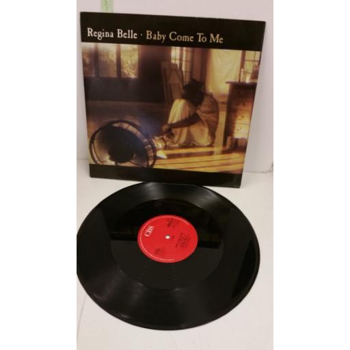 REGINA BELLE baby come to me, 12 inch single, 655122 1