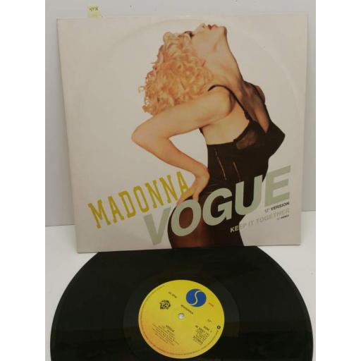 MADONNA VOUGE 12" VERSION, madonna vouge 12" version, W9851T