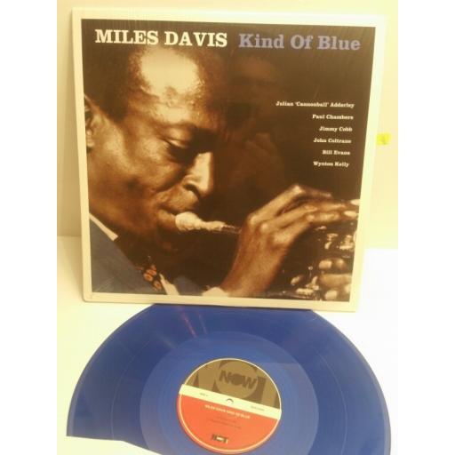 MILES DAVIS king of blue Featuring Cannonball Adderley, John Coltrane, Jimmy Cobb LTD ED' BLUE VINYL NOTLP220
