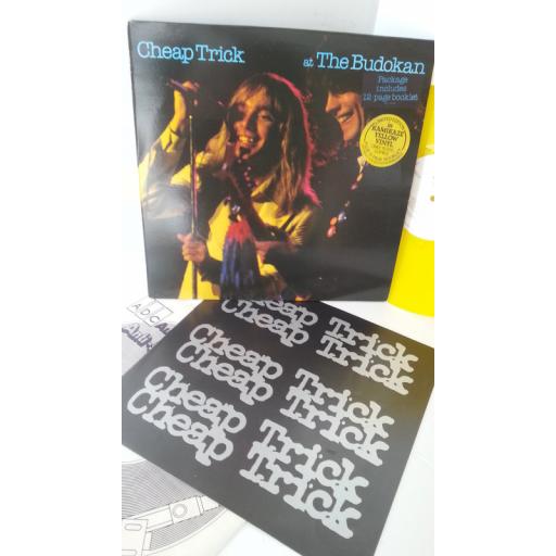 CHEAP TRICK at budokan, picture booklet, yellow vinyl, EPC 86083
