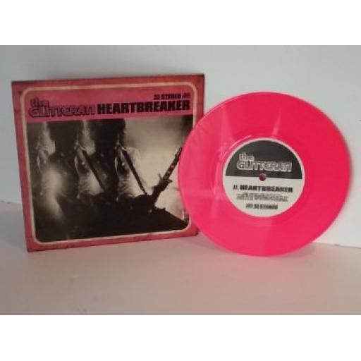 THE GLITTERATI heartbreaker, 7 inch single, pink vinyl