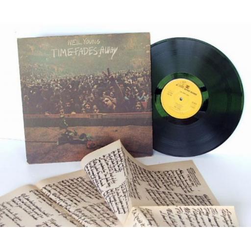 NEIL YOUNG time fades away MS2151 WITH LYRIC POSTER