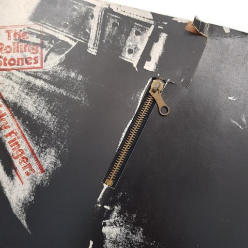 THE ROLLING STONES sticky fingers, large zip sleeve