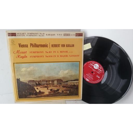 KARAJAN, VIENNA PHILHARMONIC, MOZART, HAYDN symphony no.40/ symphony no. 104, SB-2092