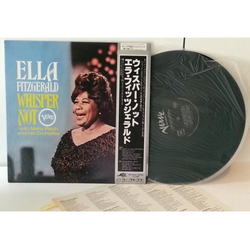 ELLA FITZGERALD WITH MARTY PAICH AND HIS ORCHESTRA whisper not