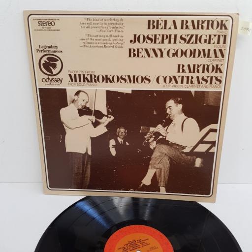 Béla Bartók ‎– Mikrokosmos; Contrasts, 32 16 0220, 12" LP