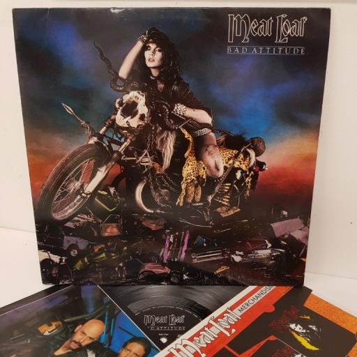 MEATLOAF, bad attitude, 206 619, 12 inch LP WITH MERCHANDISE INSERT