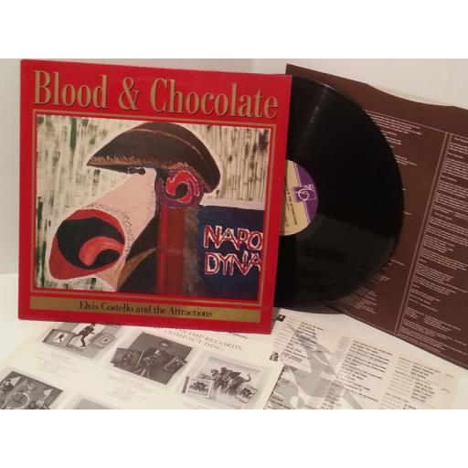 ELVIS COSTELLO & THE ATTRACTIONS blood and chocolate, X FIEND 80