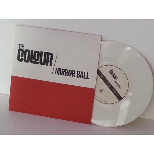 COLOUR mirror ball, 7 inch single, white vinyl.