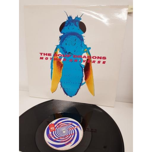 THE SOUP DRAGONS, mother universe, B side dream-e-4-ever live and softly live , BLR 30T, 12" single