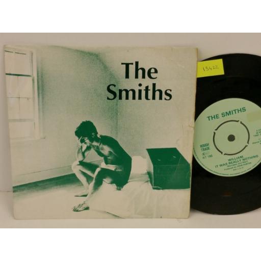 THE SMITHS william, it was really nothing, GREEN PICTURE SLEEVE, 7 inch single, RT 166