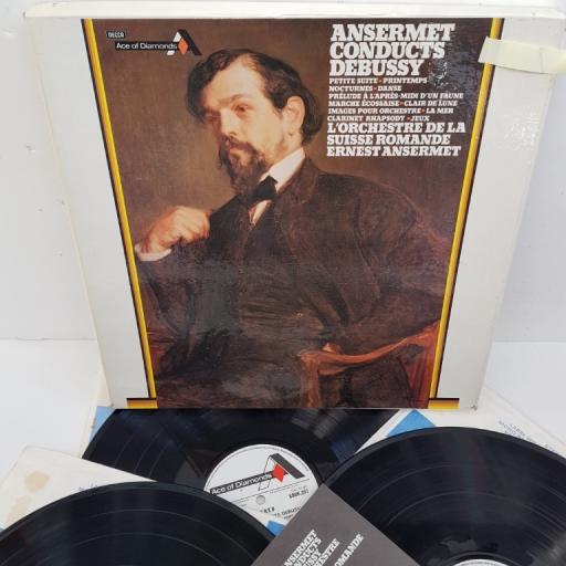 Ansermet Conducts Debussy, L'Orchestre De La Suisse Romande ‎– Ansermet Conducts Debussy, SDDK 396-8, 3x12" LP, compilation, box set