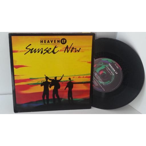 HEAVEN 17 sunset new, 7 inch single, VS 708