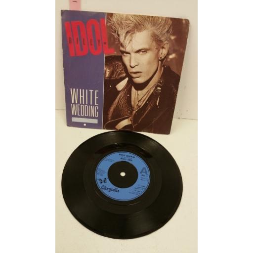 BILLY IDOL white wedding, 7 inch single, IDOL 5