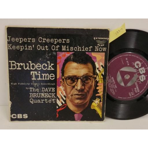 THE DAVE BRUBECK QUARTET brubeck time, PICTURE SLEEVE, 7 inch single, EXP 2007