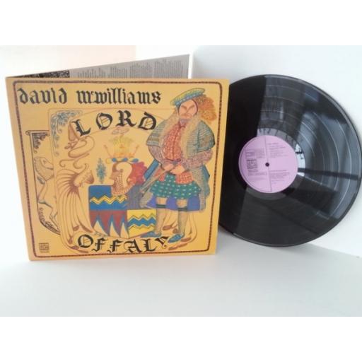DAVID McWILLIAMS lord offaly, vinyl LP, gatefold