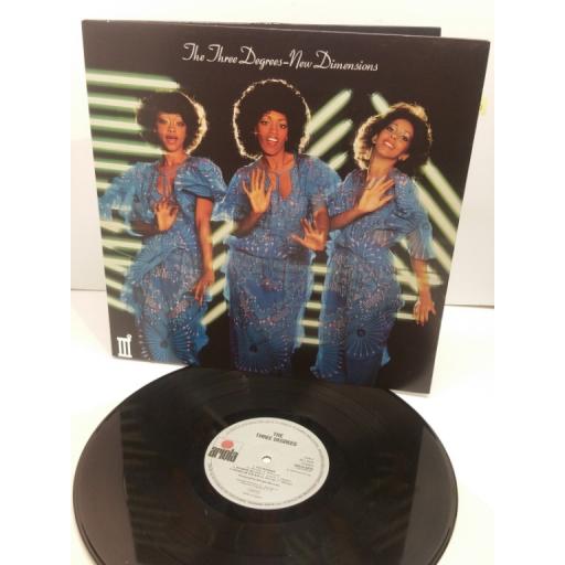 THE THREE DEGREES, new dimensions, ARLH 5012