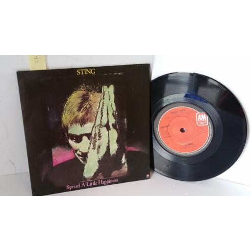 STING spread a little happiness, 7 inch single, AMS 8242