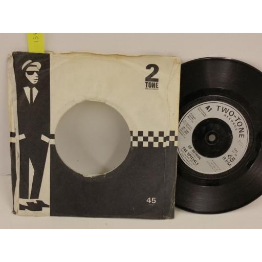 THE SPECIALS do nothing, 7 inch single, CHS TT 16