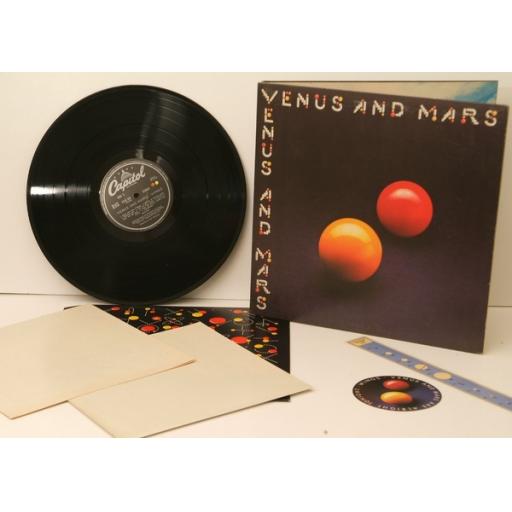 PAUL McCARTNEY WINGS Venus and Mars. WITH 2 POSTERS 2 stickers