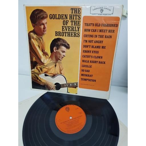 THE EVERLY BROTHERS, the golden hits of the everly brothers, W 1471, 12" LP, MONO