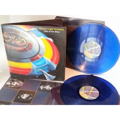 ELECTRIC LIGHT ORCHESTRA out of the blue. JETDP400. Blue vinyl.