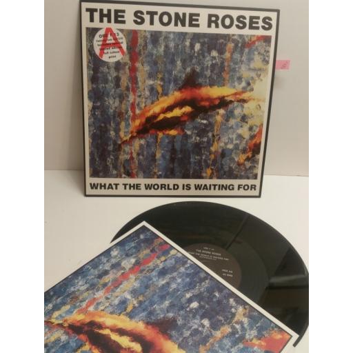 THE STONE ROSES what the world is waiting for INCLUDES SPECIAL LIMITED EDITION FULL COLOUR PRINT. ORE T 13