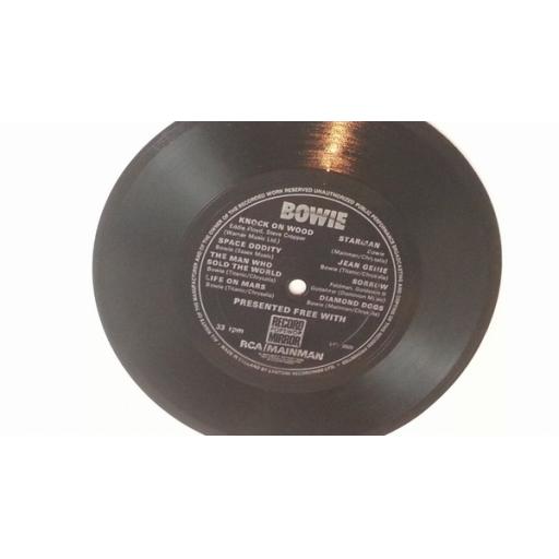 DAVID BOWIE flexi disc sampler Record Mirror