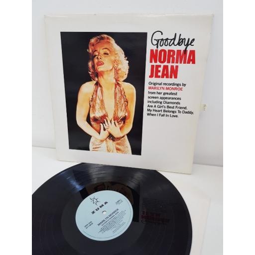 MARILYN MONROE , goodbye Norma Jean, ZUMA I, 12" LP