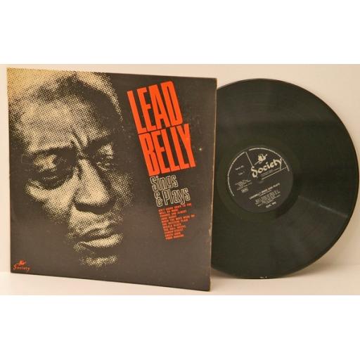 LEADBELLY, sings and plays. GREAT COPY. VERY RARE. UK 1965. Society