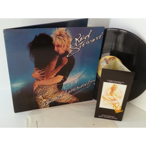 ROD STEWART blondes have more fun, gatefold, includes very rare flyer, RVLP 8