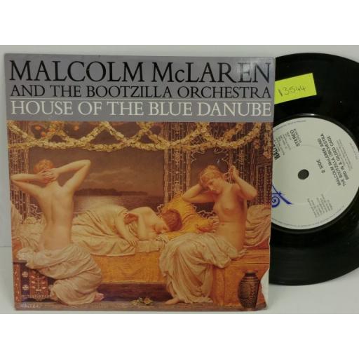 MALCOLM MCLAREN AND THE BOOTZILLA ORCHESTRA house of the blue danube, PICTURE SLEEVE, 7 inch single, WALTZ 4