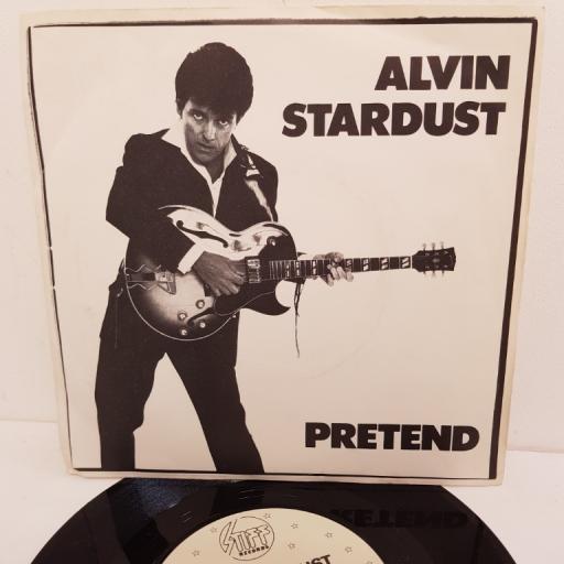ALVIN STARDUST, pretend, B side goose bumps, BUY 124, 7" single
